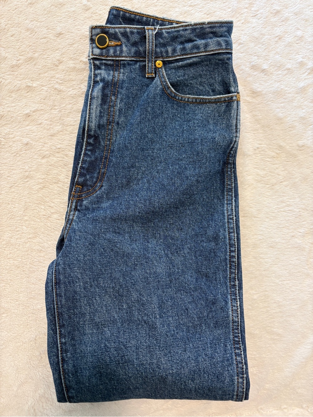 KHAITE Abigail Straight-Leg Jeans in Boone - Picture 8 of 9